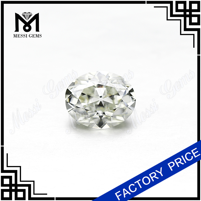 타원형 컷 10 x 8mm ij 컬러 대 중국 모이사나이트 다이아몬드