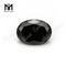 뜨거운 판매 반 보석 타원형 모양 8x10mm 검은 마노 돌