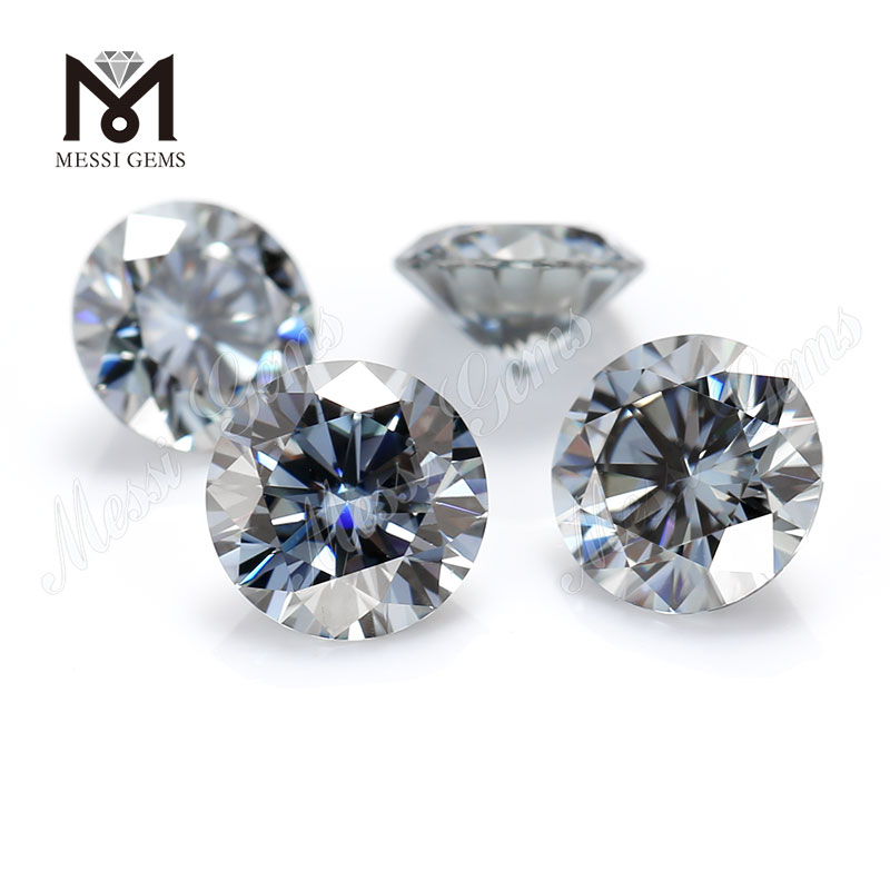 Wuzhou moissanite 제조업체 7mm 캐럿 당 느슨한 회색 moissanite 가격