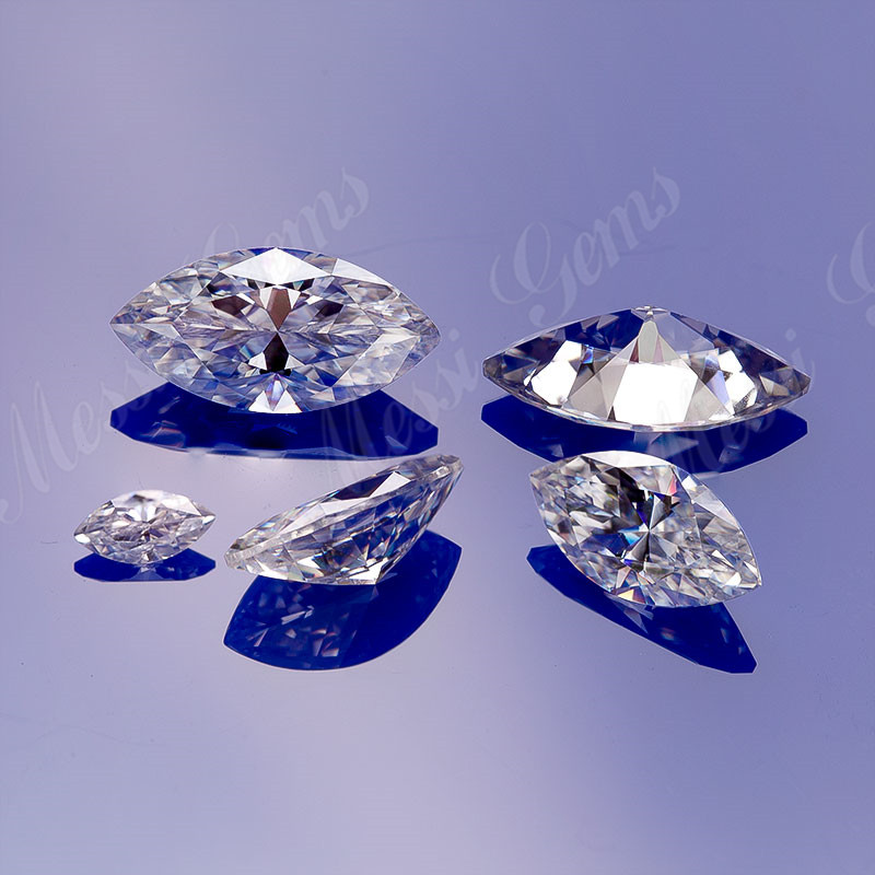 도매 가격 기계 컷 def 컬러 후작 모양 느슨한 moissanite 다이아몬드