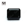 도매 가격 moissanite 다이아몬드 합성 느슨한 에메랄드 컷 블랙 VVS Moissanite