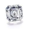 컬러 플레이 또는 파이어 루즈 젬스톤 DEFWhite Asscher 컷 모이사나이트 다이아몬드 히트