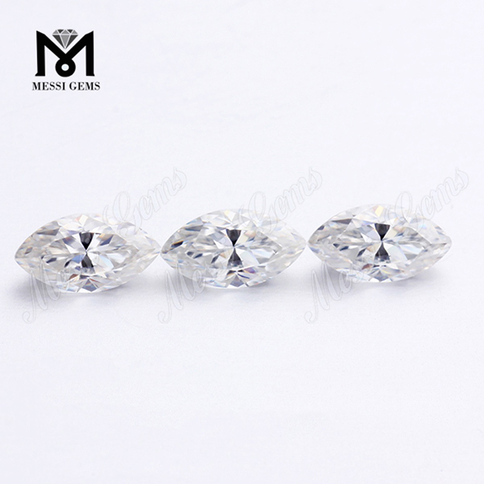 반지에 대한 도매 moissanite 다이아몬드 가격 화려한 후작 컷 moissanites