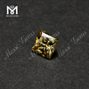 도매 가격 moissanite 다이아몬드 고품질 공주 컷 노란색 느슨한 Moissanites 반지