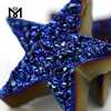 패션 Druzy Star-5 진한 파란색 Druzy 마노 천연석 원석