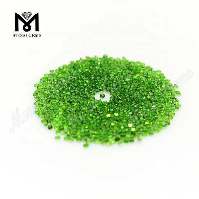인기있는 판매 작은 크기의 녹색 천연 diopside 돌