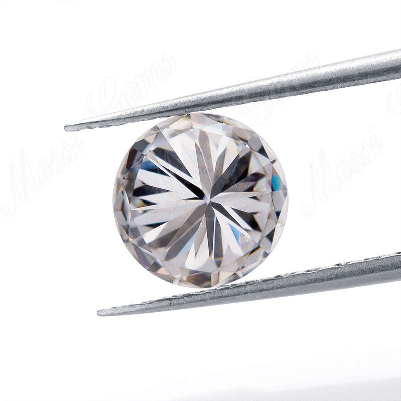 루즈 모이사나이트 다이아몬드 브릴리언트 컷 DEF 클리어 화이트 VVS 합성 모이사나이트
