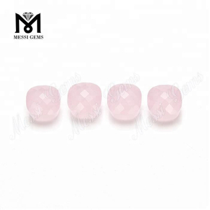 공장 가격 버섯 모양 핑크 컬러 유리 돌