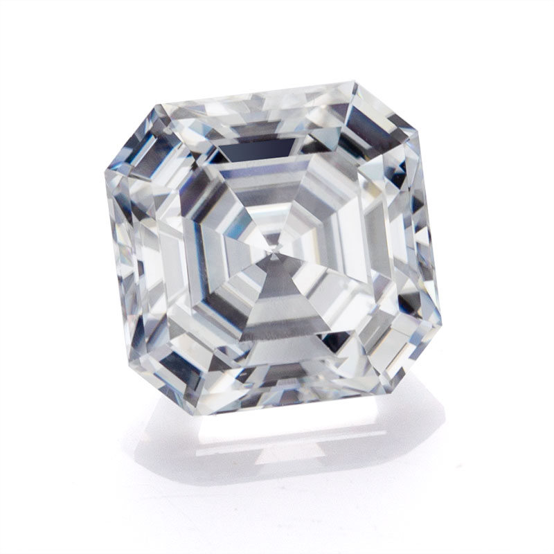 캐럿당 가격을 만드는 주얼리용 Asscher 컷 모이사나이트 다이아몬드 느슨한 원석