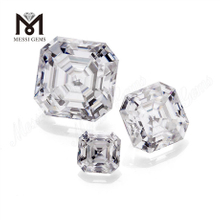 Asscher 컷 모이사나이트 다이아몬드 보석 제작 캐럿당 가격 느슨한 원석
