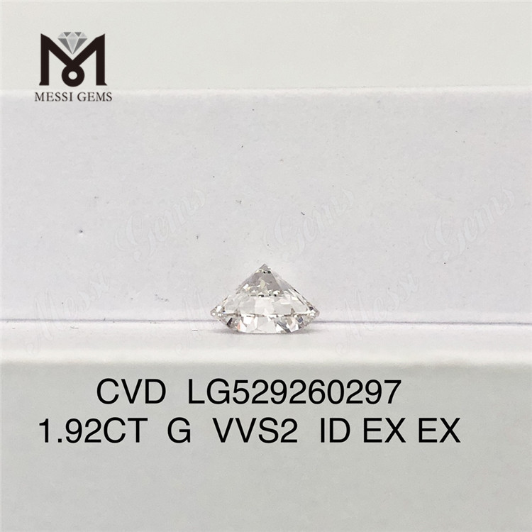 1.92ct G 루즈 랩 다이아몬드 판매 vvs 라운드 ID 랩 제작 다이아몬드 1.5캐럿 판매 중