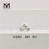 3.03ct GH SI1 원형 루즈 랩그로운 다이아몬드 공장 가격 