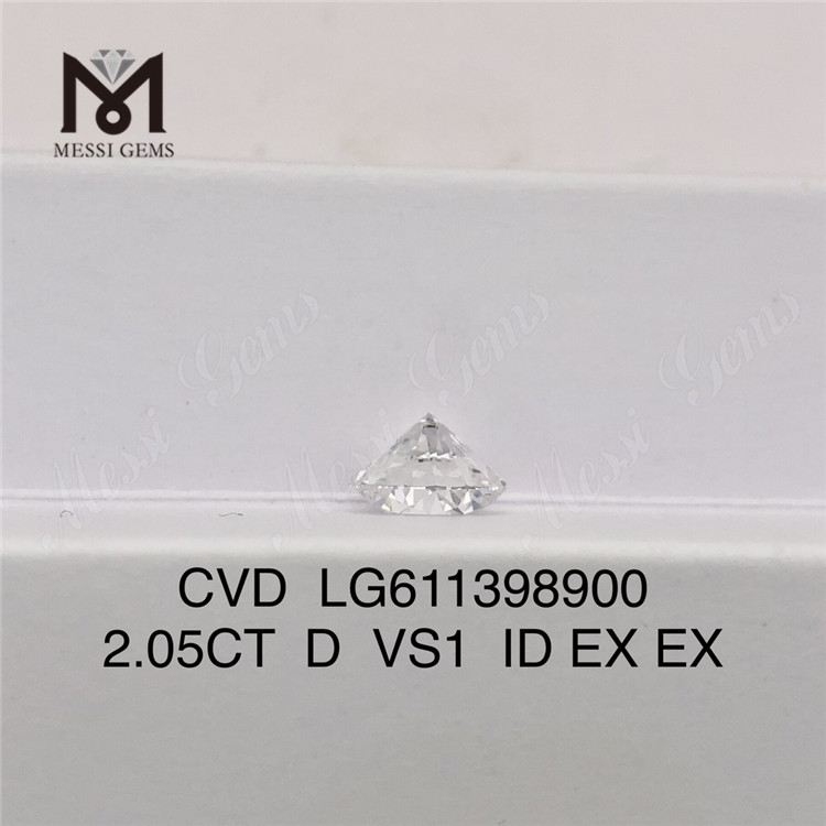 디자이너를 위한 2캐럿 실험실 제작 다이아몬드 D VS1 ID 브릴리언스丨Messigems CVD LG611398900