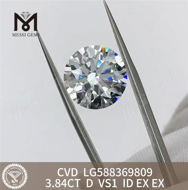 3.84ct IGI 인증 다이아몬드 D VS1 CVD 다이아몬드 독특한 주얼리 제작 丨messigems LG588369809