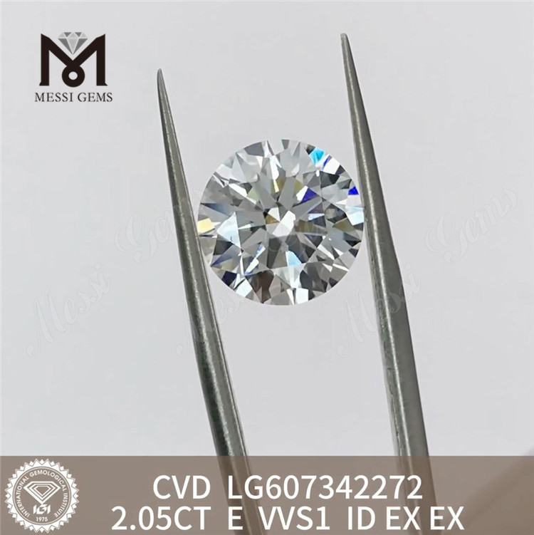 2.05ct IGI 등급 다이아몬드 E VVS1 CVD 다이아몬드, 아름다움을 공개하다丨Messigems LG607342272 