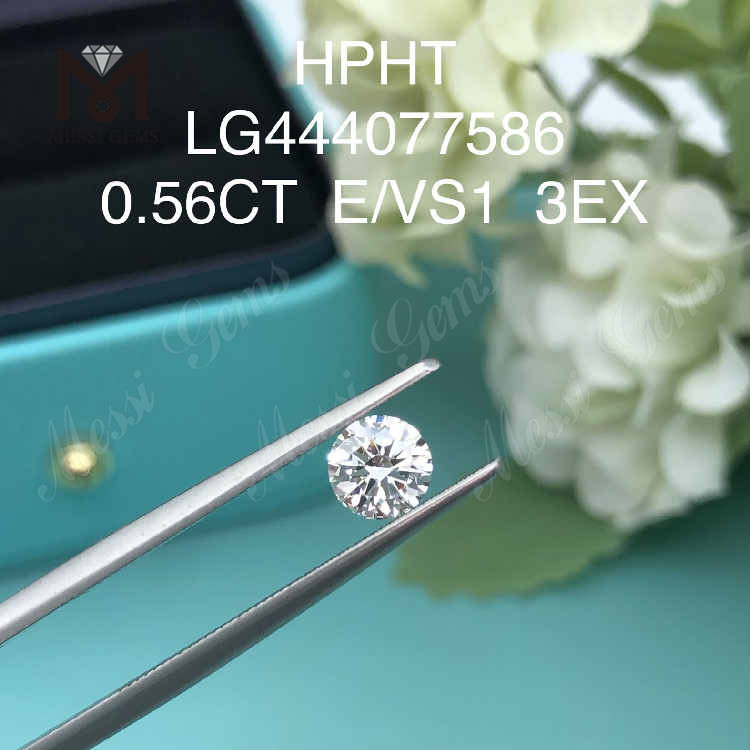 0.56CT D/VS1 RD 랩 다이아몬드 3EX IGI