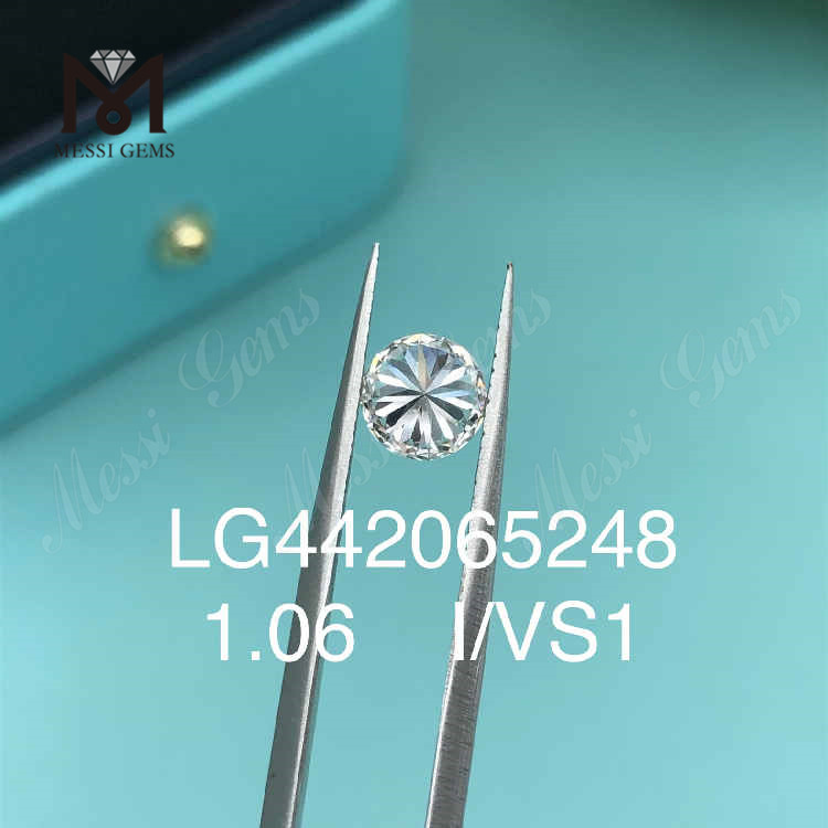 1.06CT I/VS1 라운드 IDEAL 실험실에서 생산된 다이아몬드 공장 가격