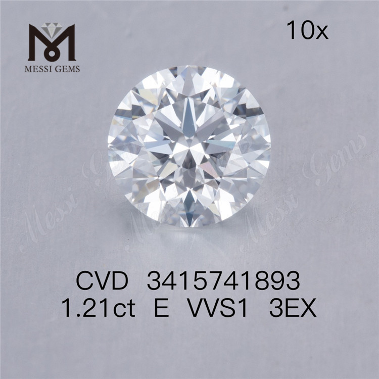 1.21ct VVS 랩 다이아몬드 공장 가격 E 3EX cvd 다이아몬드 판매 중