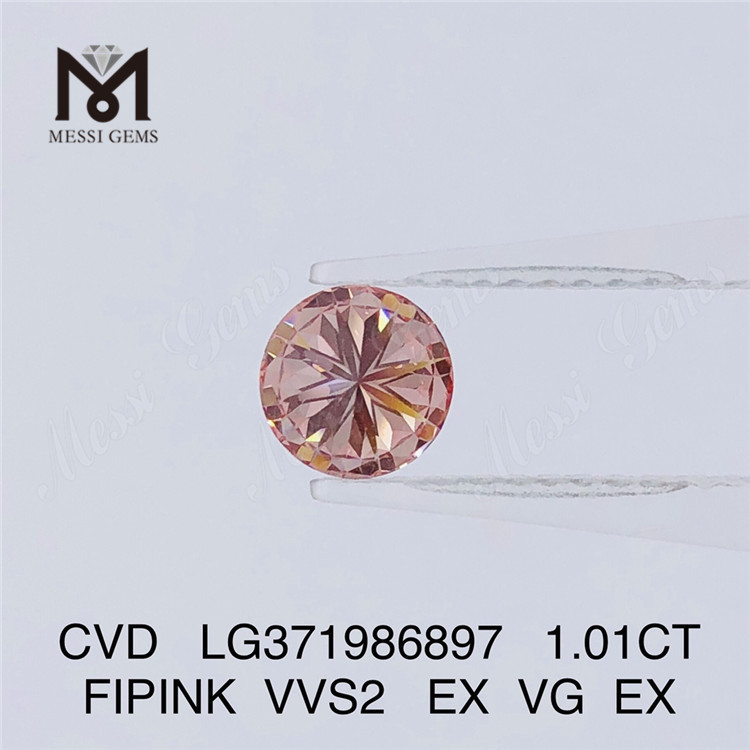 1.01CT FIPINK VVS2 도매 연구소에서 제작한 다이아몬드 CVD LG371986897