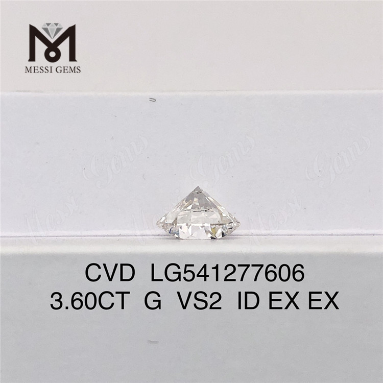 3.6CT G vs2 루즈 랩 다이아몬드 RD 컷 cvd 다이아몬드 도매 가격