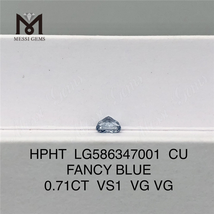 0.71CT VS1 VG VG CU 팬시 블루 블루 Hpht 다이아몬드 LG586347001