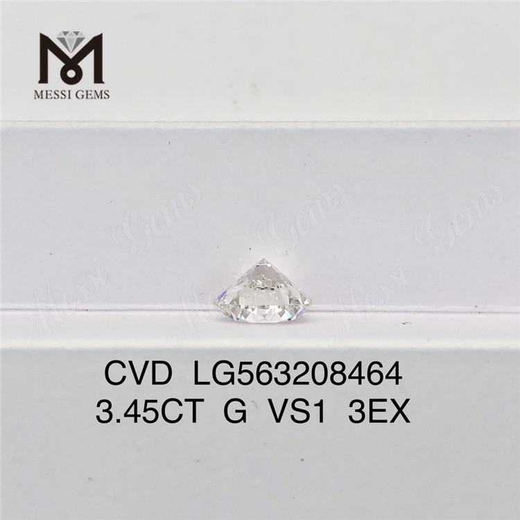 3.45CT G VS1 3EX 랩 그로운 다이아몬드 CVD LG563208464로 창의력을 발휘해보세요 丨Messigems
