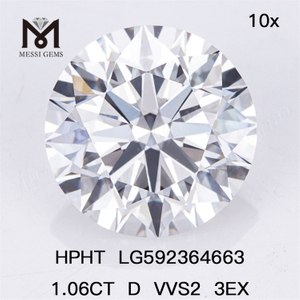 1.06CT D VVS2 3EX HPHT 다이아몬드 판매 LG592364663 