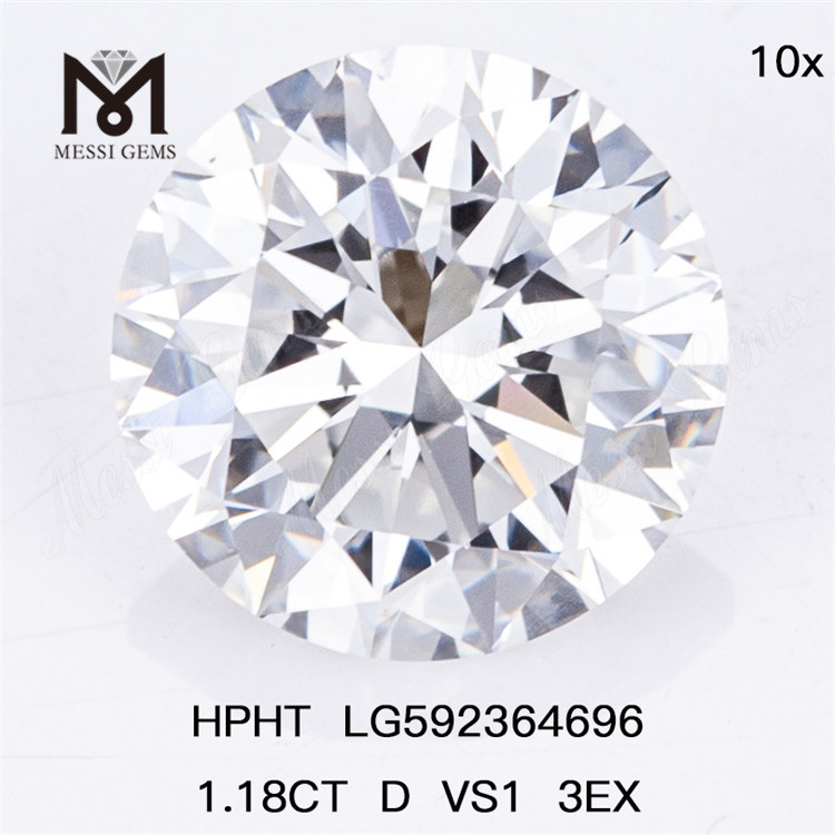 1.18CT D VS1 3EX Hthp 루즈 다이아몬드 제조 HPHT 다이아몬드 LG592364696