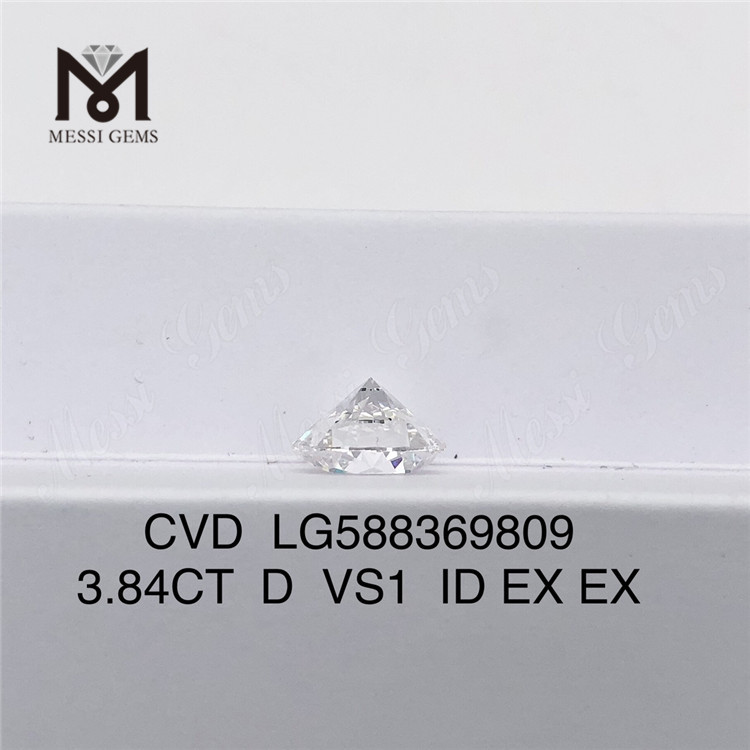 3.84ct IGI 인증 다이아몬드 D VS1 CVD 다이아몬드 독특한 주얼리 제작 丨messigems LG588369809