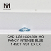 1.45CT MQ FANCY INTENSE BLUE VS1 cvd 다이아몬드 판매 CVD LG614321259丨Messigems