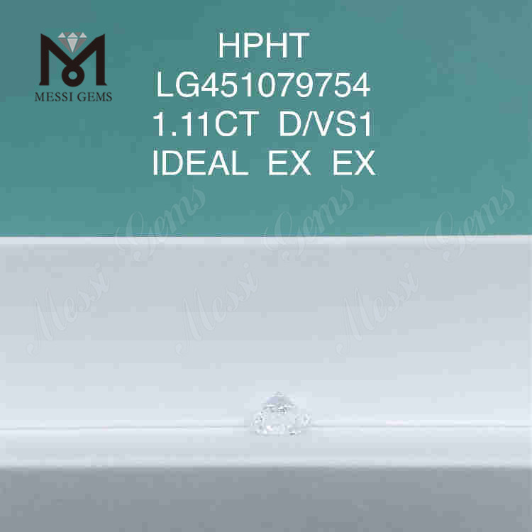 1.11CT D/VS1 루즈 랩 제작 다이아몬드 IDEAL EX EX 