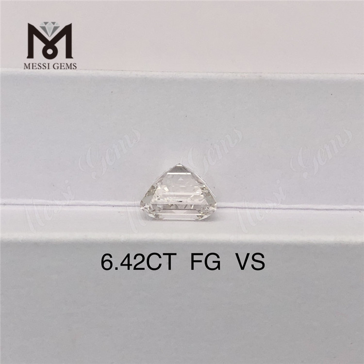 6.42ct FG VS 프린세스 컷 가장 큰 실험실 성장 다이아몬드 빠른 배송