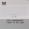 1.04CT G VS1 Cvd 합성 다이아몬드 3EX VS Lab 다이아몬드