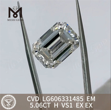 5.06CT EM H VS1 저렴한 실험실 제작 다이아몬드 IGI 인증 지속 가능한 럭셔리丨Messigems CVD LG606331485