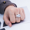 3ct Lab 다이아몬드 솔리테어 반지 남성용 웨딩 밴드 평생 헌신의 상징