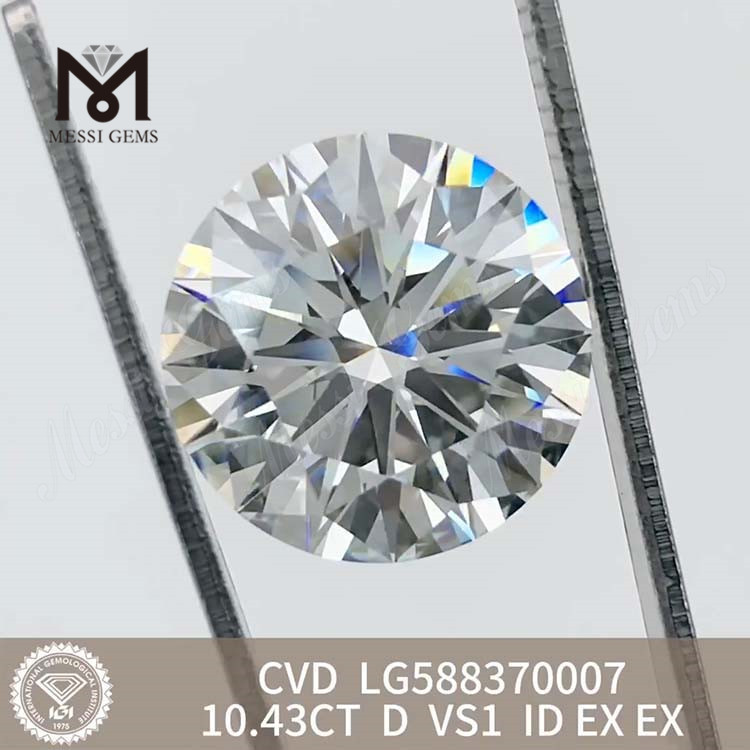 10.43CT D VS1 제조 다이아몬드 비용丨Messigems CVD LG588370007