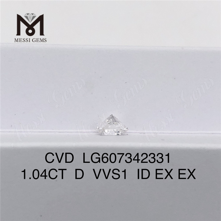  1.04CT D VVS1 랩 그로운 다이아몬드 캐럿당 가격 자신감 있게 창조 CVD丨 메시지 LG607342331