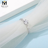 Wuzhou 공장 가격은 반지 1ct moissanite 다이아몬드 반지