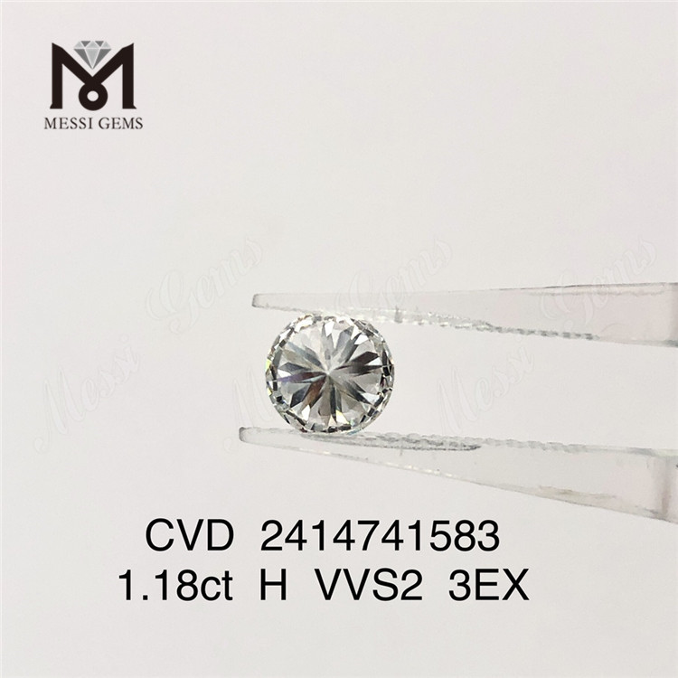 1.18ct H rd lab 다이아몬드 3EX vvs cvd 다이아몬드 온라인 공장 가격 구매