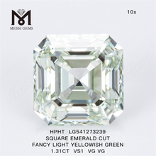 1.31ct HPHT 실험실에서 재배한 다이아몬드 도매가 실험실에서 만든 아셔 컷 다이아몬드