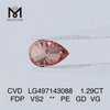 1.29CT FDP VS2 PE GD VG 랩그로운 다이아몬드 CVD LG497143088