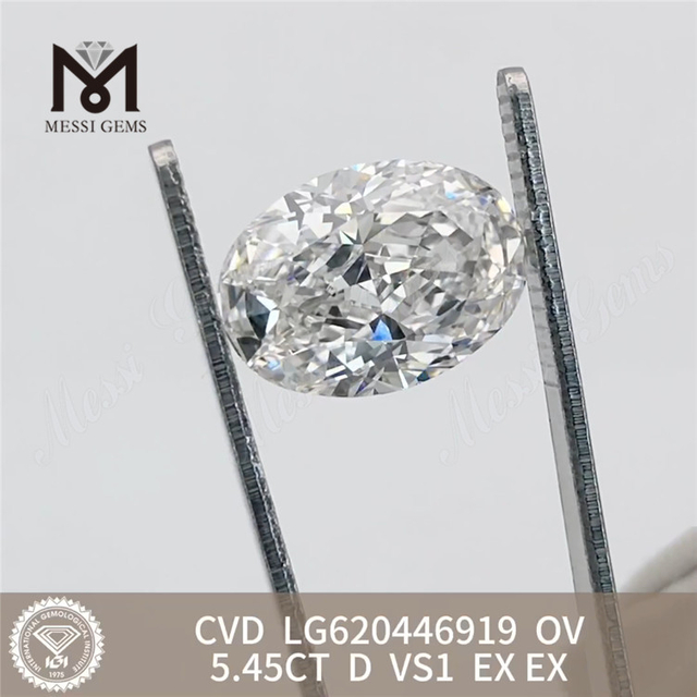 5.45CT D VS1 CVD OV 제조 다이아몬드 도매丨Messigems LG620446919 