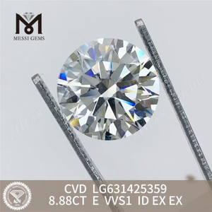 8.88CT E VVS1 ID 실험실 성장 다이아몬드 CVD LG631425359丨Messigems 