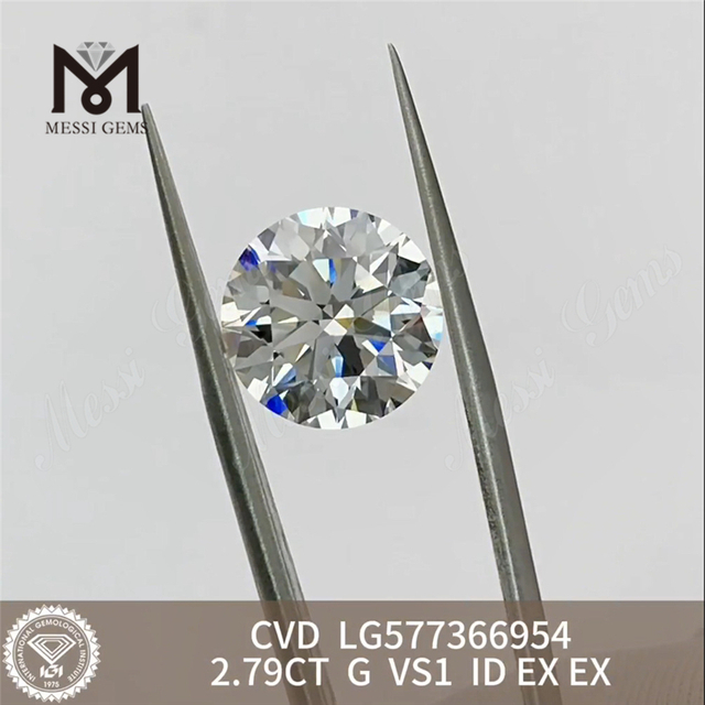 2.79CT G VS1 ID CVD 최고 실험실 성장 다이아몬드 IGI 인증 지속 가능한 럭셔리丨Messigems LG577366954 
