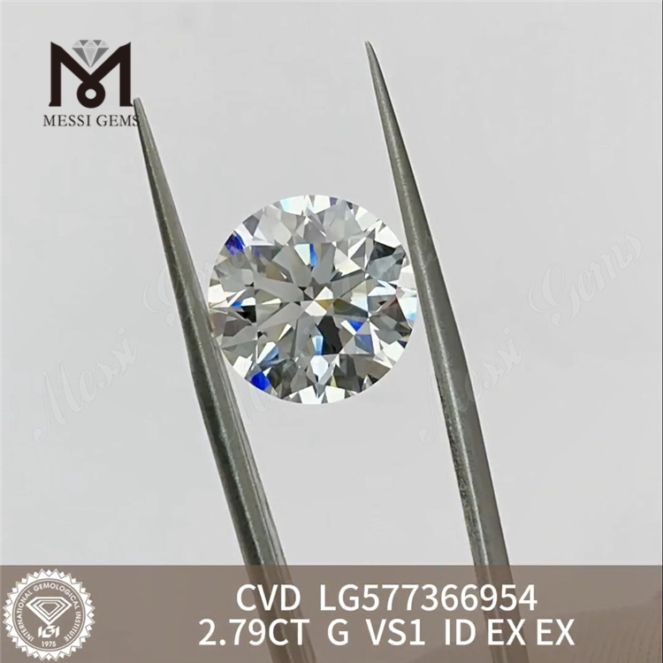 2.79CT G VS1 ID CVD 최고 실험실 성장 다이아몬드 IGI 인증 지속 가능한 럭셔리丨Messigems LG577366954 