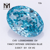 3ct 블루 OV 다이아몬드 가격 SI1 EX VG 팬시 인텐스 그린 블루 다이아몬드 CVD LG586346989