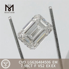 7.98CT F VS2 EM IGI 다이아몬드 CVD LG626484506丨 메시지젬
