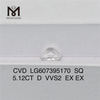 5.12CT D SQ VVS2 랩그로운 다이아몬드 차이나 CVD IGI LG607395170