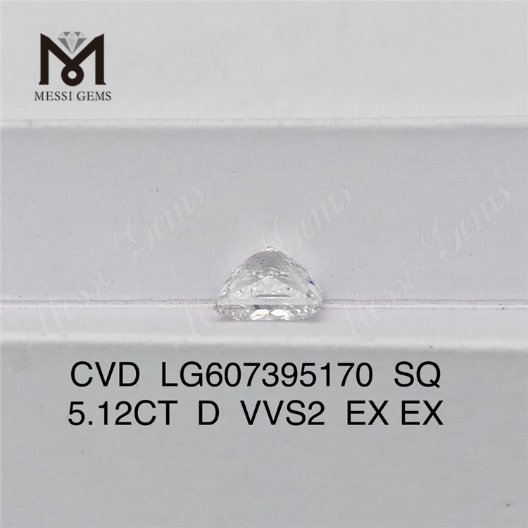 5.12CT D SQ VVS2 랩그로운 다이아몬드 차이나 CVD IGI LG607395170