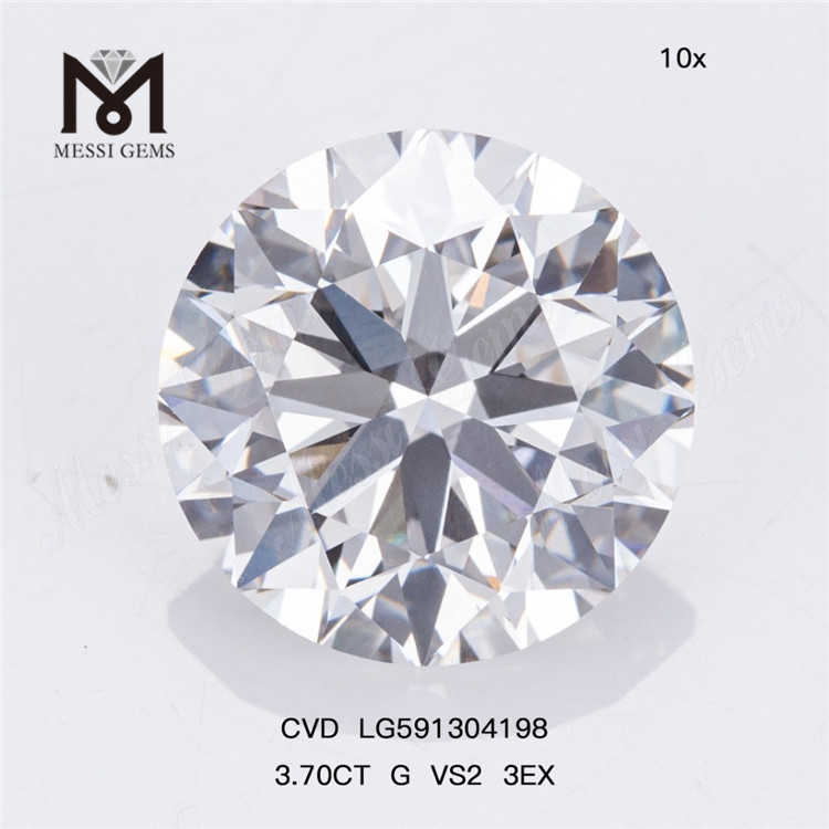 3.70CT G VS2 3EX CVD 다이아몬드 도매 품질 및 비용 절감 LG591304198丨Messigems